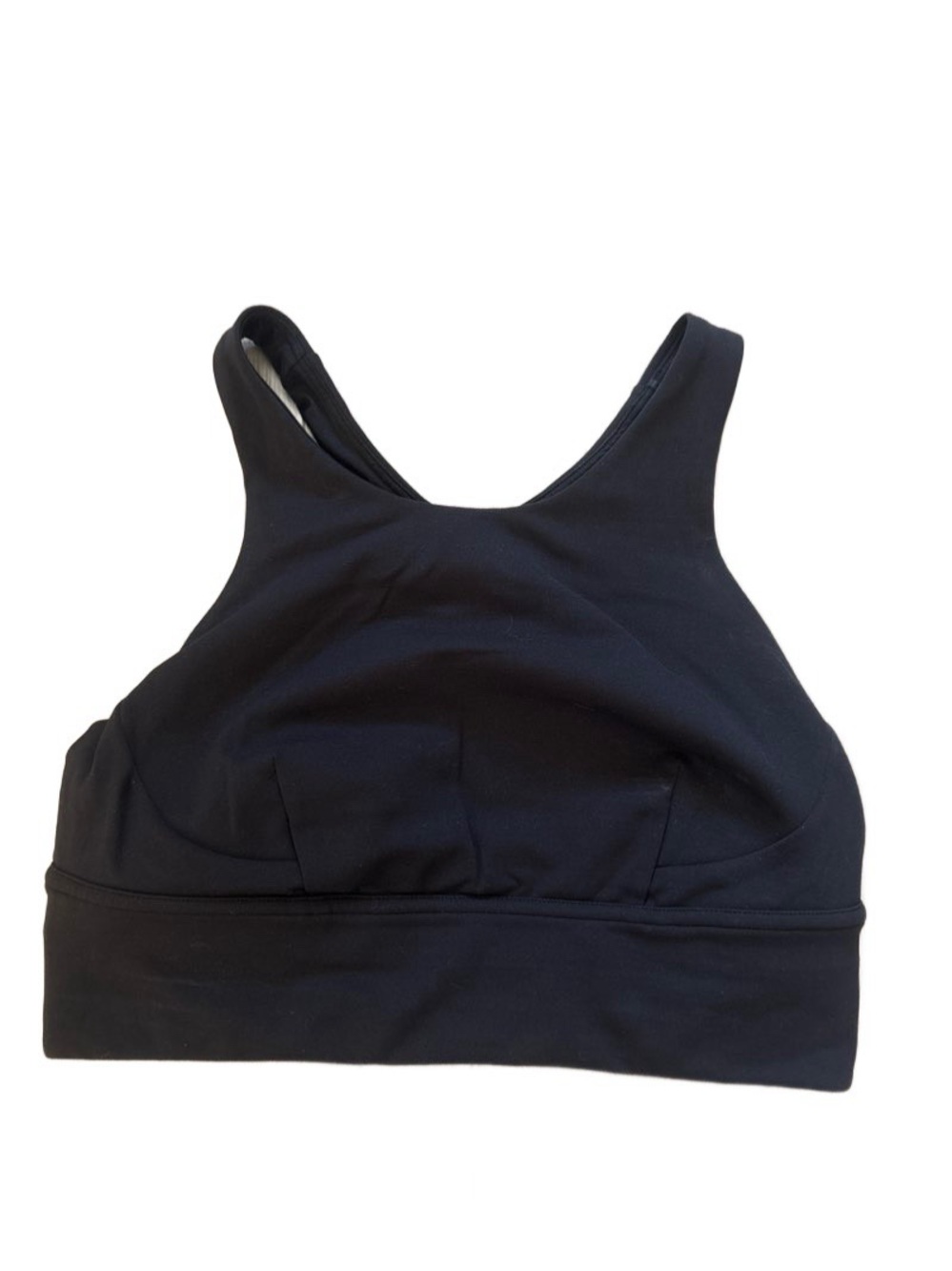 lululemon athletica Black High-Neck Sports Bra Wunder Train